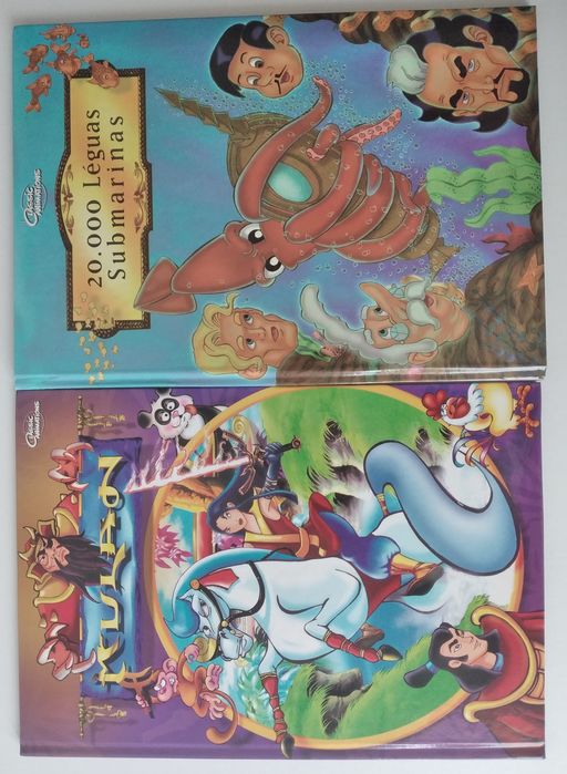 Clássicos infantis/juvenis - 7 livros novos da Disney