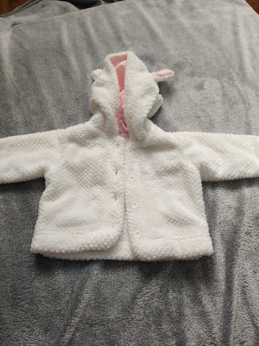 Futerko białe niemowlęce na chrzest