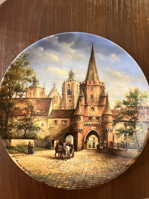 Talerz dekoracyjny Berühmte deutsche Stadttore “Das Kreuztor”