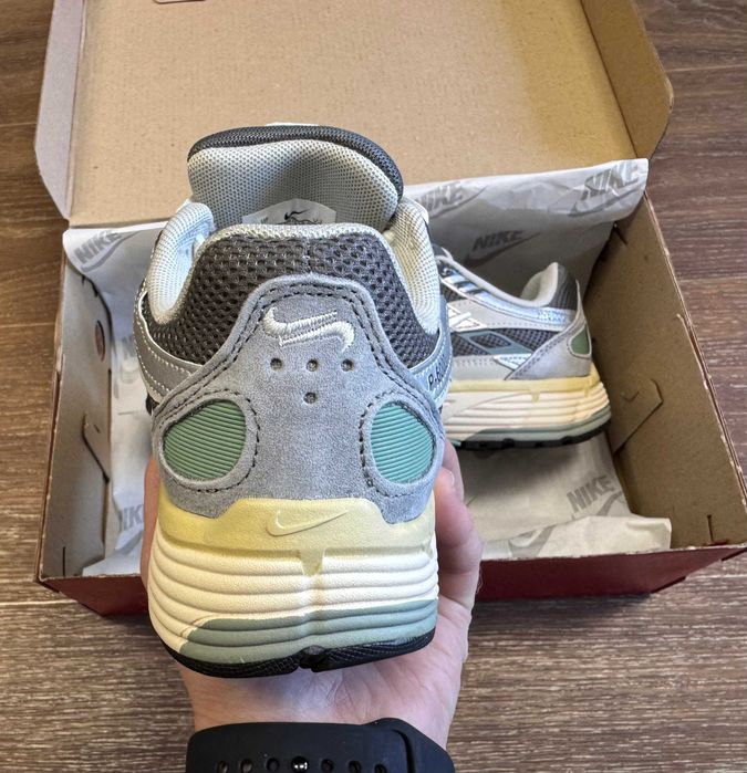 Кроссовки Мужские Nike P6000 Flat Pewter/Grey Beige Green/Кросівки Чоловічі Найк П6000