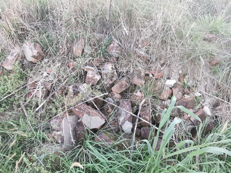 Gruz cegły Czerwone