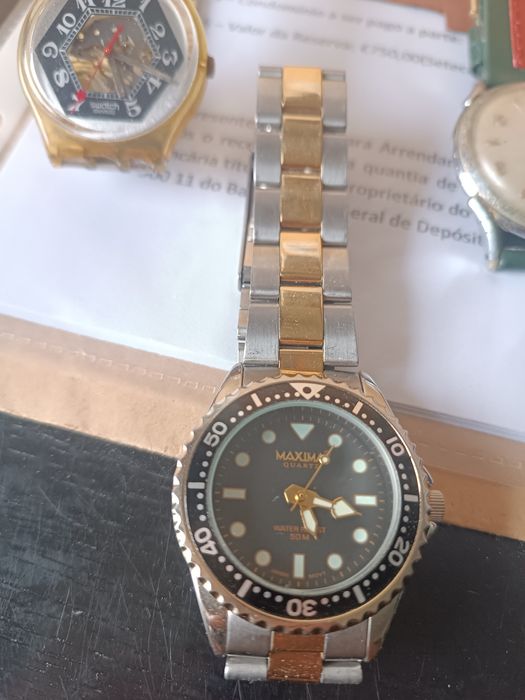 Relógio máxima wr50metros novo