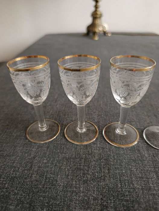 5 sztuk Kieliszki 1886 r. Stan WITRYNOWY OKAZJA ZAKUPU