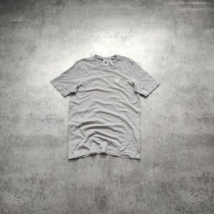 MĘSKA Koszulka Casual Adidas Originals California Szara Klasyczna Haft