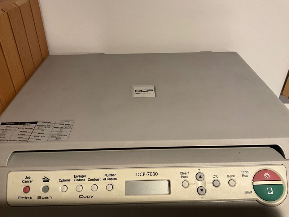Urządzenie wielofunkcyjne Brother DCP-7030 - drukuje, skanuje - sprawn