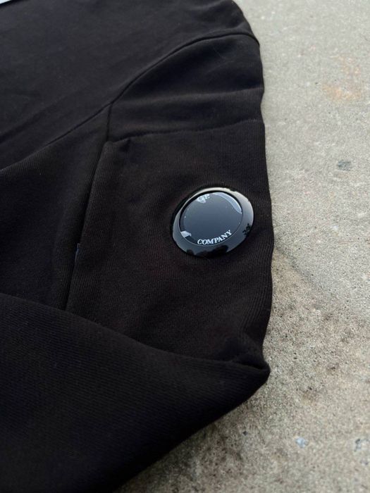 Чорний світшот CP Company Кофта СП Компані Худи Сіпіха Свитшот Сипиха