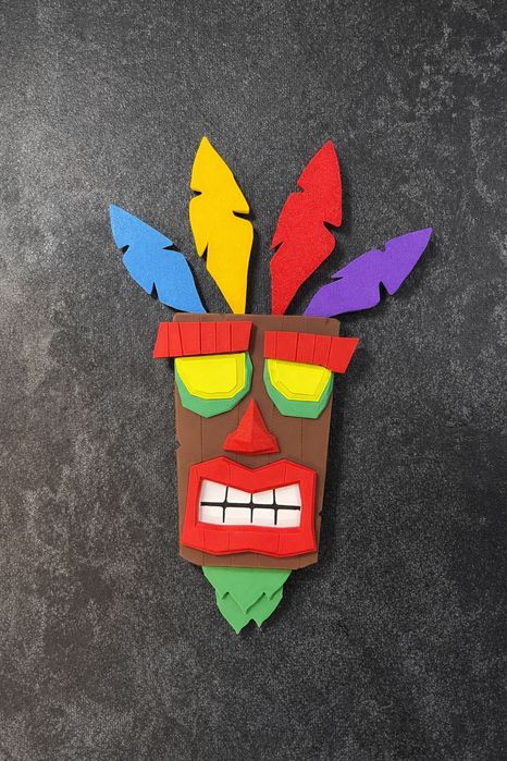 Máscara Aku Aku 3D – 17cm