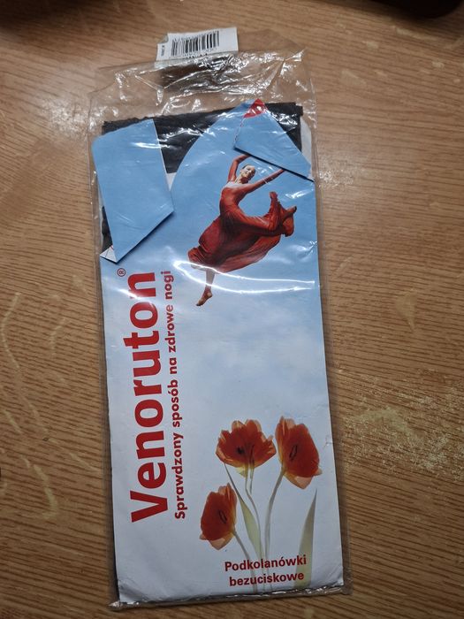 Podkolanówki bezuciskowe nowe