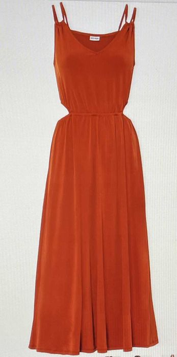 Sukienka czarna stretch w pasie gumka Rozmiar 48/50