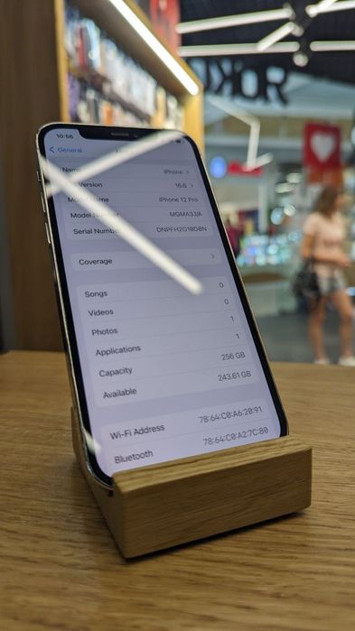 12 Pro 256 Silver Б\У ДНЕПР АППОЛО ЯБКО Кредит 0%