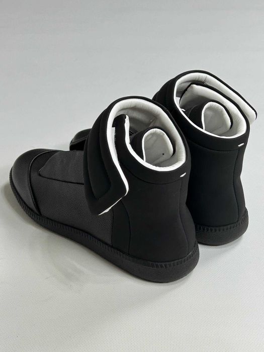 MAISON MARGIELA FUTURE BLACK HIGH кеди чорні кросівки кеды черные