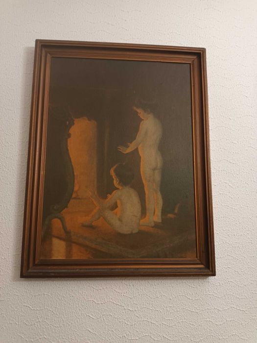 Quadro Meninos ao lume