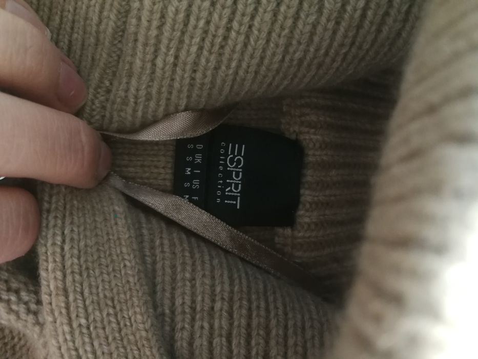 Golf Esprit karmel, camel s wełna