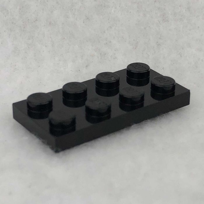 LEGO płytka 2x4 czarny 3020