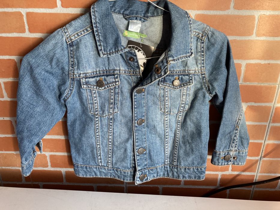 Casaco de ganga crianças unissexo