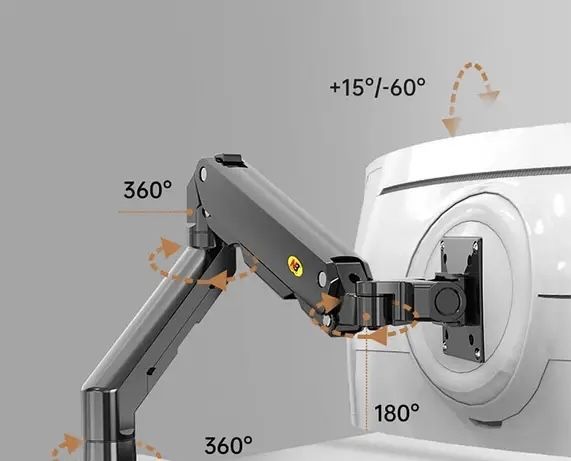 Кронштейн для монітора 32" з автономним міні пк на Intel Iris