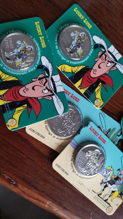 Moeda lucky luck em coincard - Bélgica