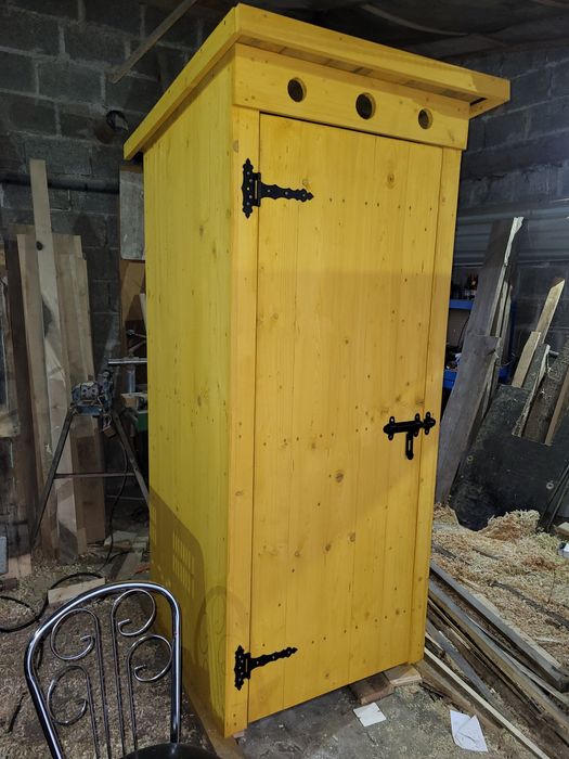 Wc toaleta wychodek kibelek szatlet na działkę, budowe