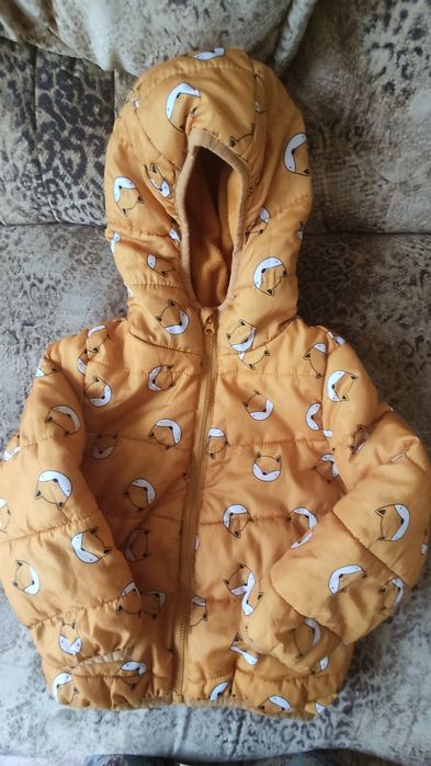 Куртка демісезонна з лисичками