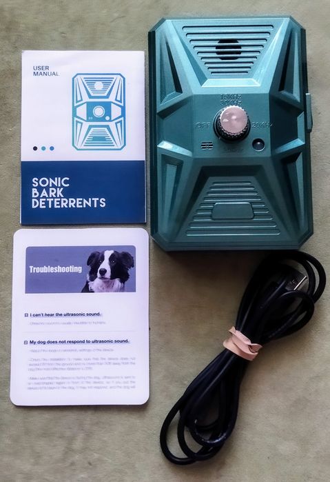 Пристрій для контролю гавканню собак QueenMew Sonic Bark Deterrents Ул