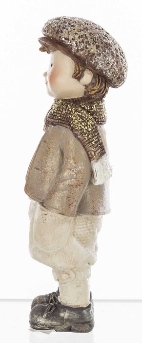 Dziecko zimowe Chłopiec figurka dekoracyjna 157253