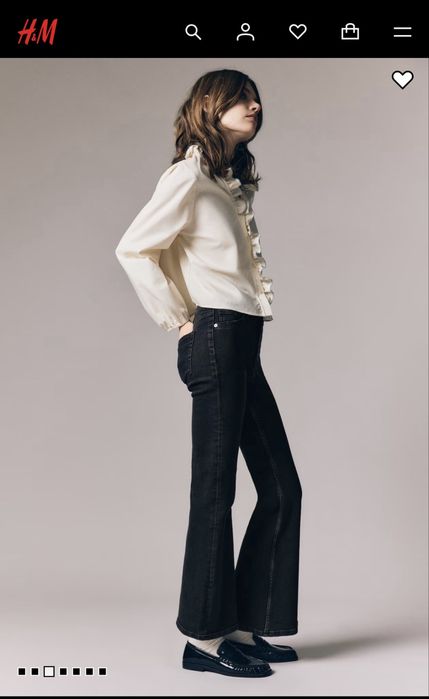 Джинси кльош  H&M flare high waist