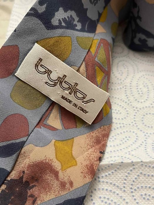Jedwabny krawat Byblos – Vintage, Made in Italy