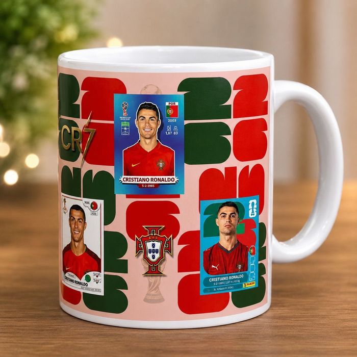 Canecas dos jogadores do mundial