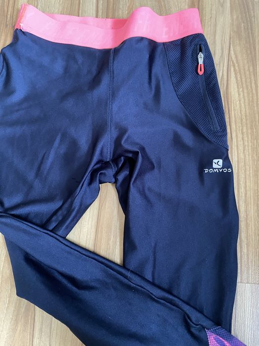 Legginsy sportowe dziewczece dzieciece