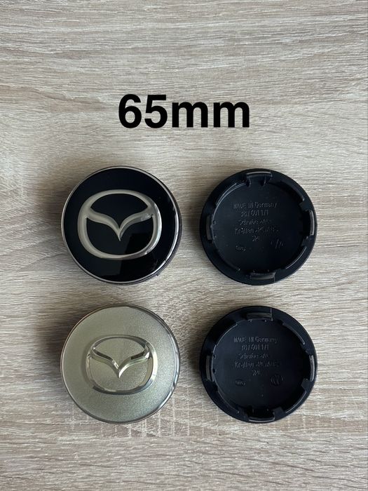 Conjunto 4 Centros Mazda 56mm 60mm 65mm 68mm 75mm