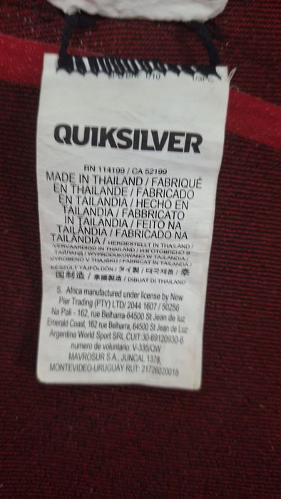 Fato de Surf Quiksilver Tamanho L