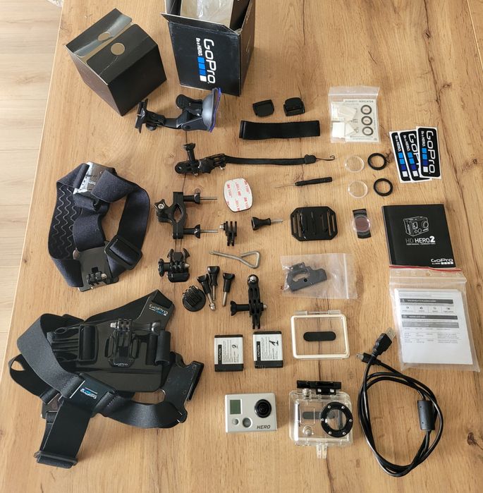 Gopro hearo 2 + akcesoria