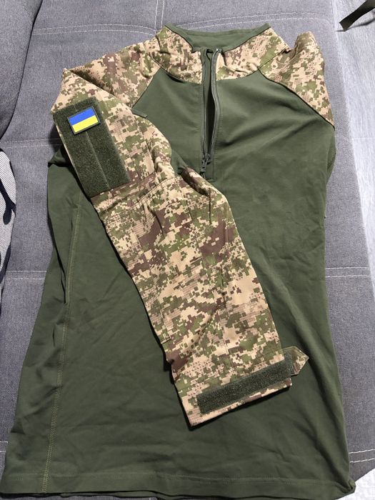 Футболка олива нова , р.52; убакс новий, р. 54/4