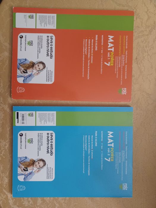 Manuais - MatPower 7 - Matemática - 7.º ano ( novo/ como novo)