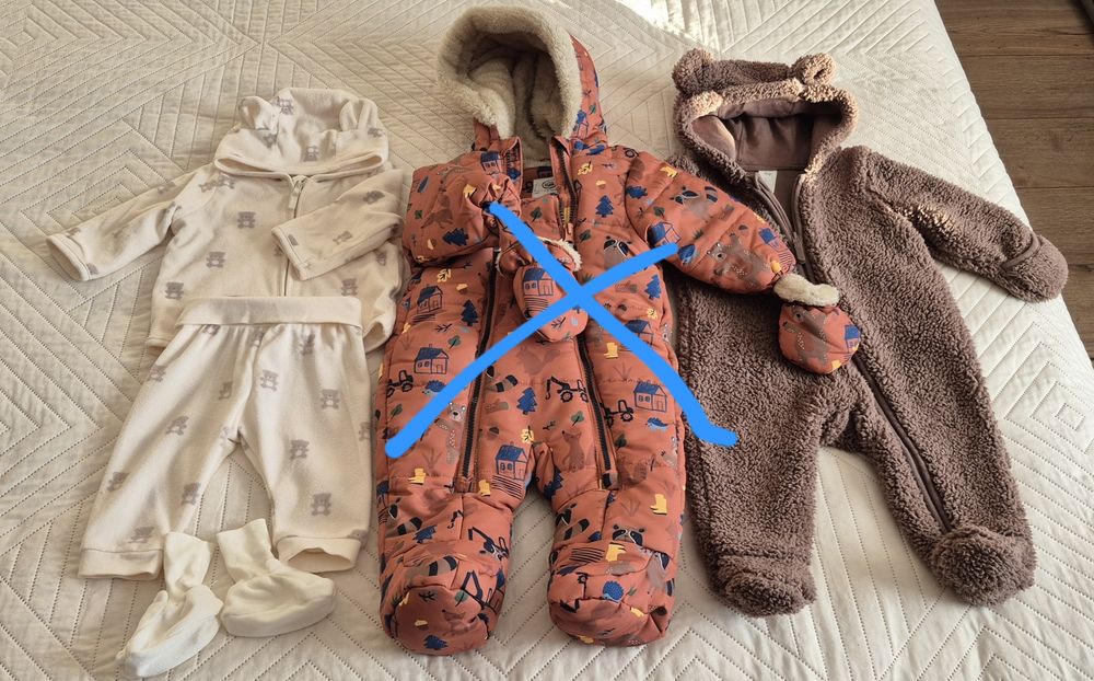 Kombinezony niemowlęce + buciki – H&M