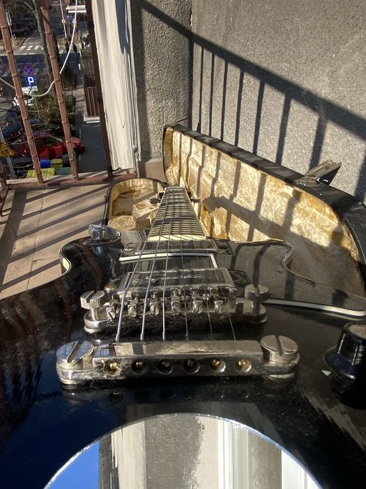 Jolana diamant les paul black beauty vintage hard case