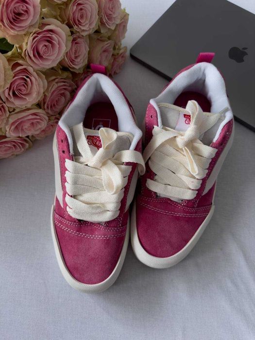 Кросівки Vans KNU Skool Peony Pink White Premium
