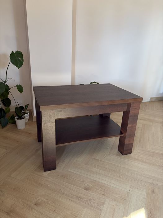 Ława / stolik kawowy L27 90x60 cm – orzech ciemny, jak nowa