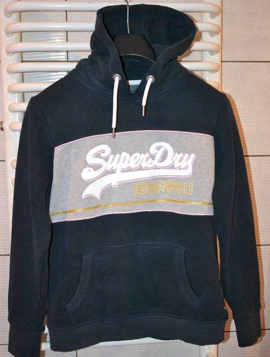 SuperDry Bluza Damska Kangurka Kaptur EU 42 Oryginalna 100% Super Dry
