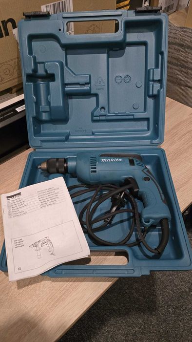 Wiertarka udarowa z udarem Makita HP1641K 680W + WALIZKA