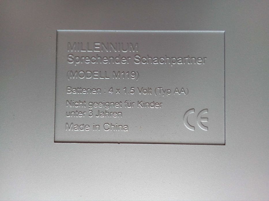 szachy, mówiący partner szachowy millennium