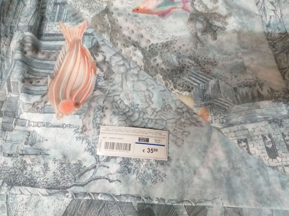 NOVOCortina duche,Toalha mesa ZARA HOME.2 preços VEJA ZONAS DIAS ÚTEIS