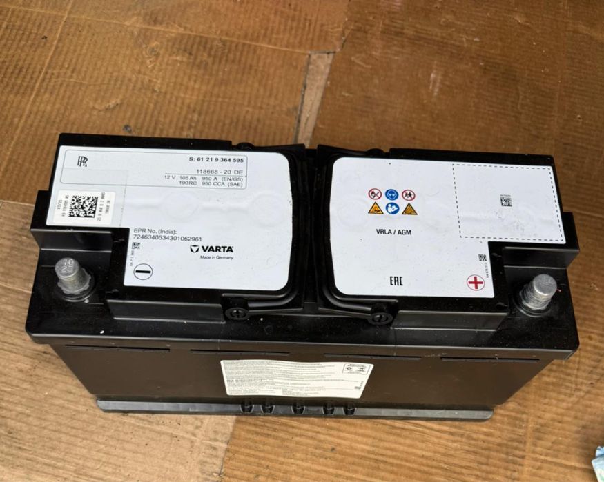 Акумулятор RR VARTA 105Ah 950A 2025