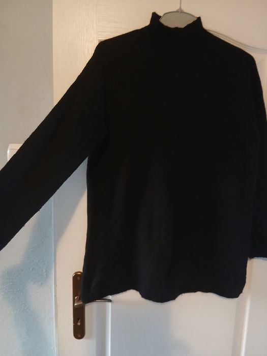 Sweter czarny vero moda półgolf tanio hit