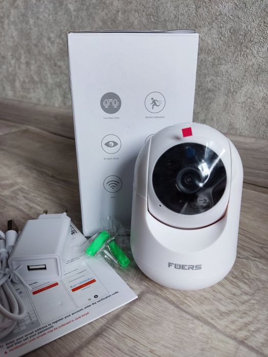 Камера видеонаблюдения Fuers 5Mп видеоняня ip wi-fi відеоспостереження