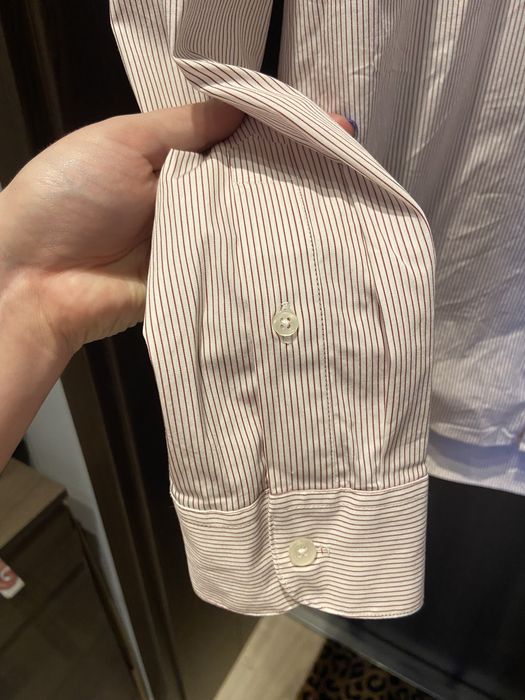 Koszula w paski, rozmiar L, slim fit, Zara, bawelna