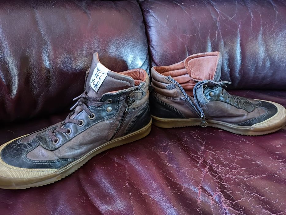 Продам кожані круті хайтопи