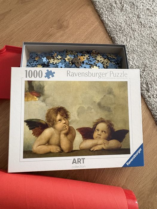 Kit Completo Puzzle 1000 Pcs Ravensburger + Organizador + Tapete