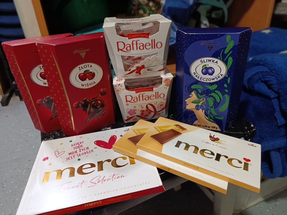 Rafaello, Merci, Śliwka w czekoladzie