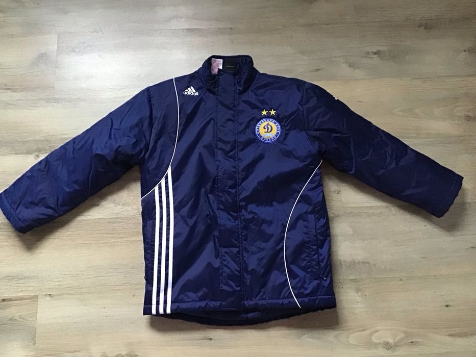 Оригінальна фірмова, клубна куртка Adidas Динамо Київ (на зріст 150 см